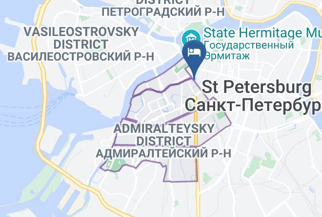 Saint Petersburg - Mini Hotel Near The Red Bridge Maps