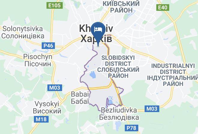 Kharkiv - Mini Hotel On Valeryanivska Maps