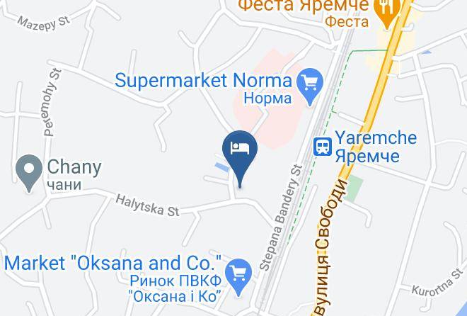 Yaremcha - Mini Hotel Oskolok Dovbusha Maps