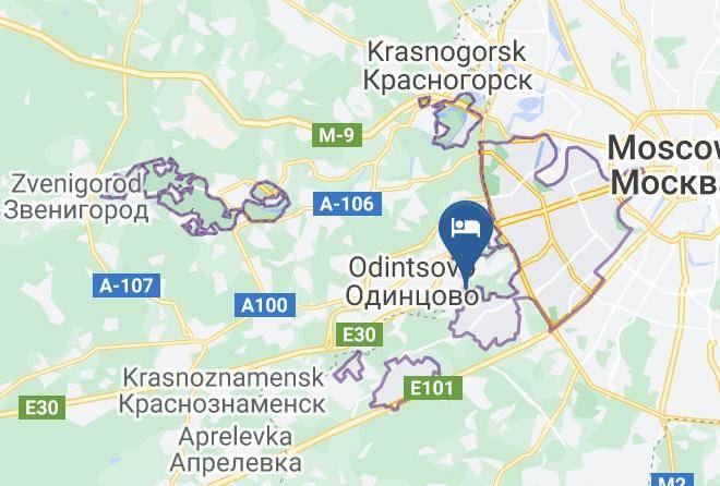 Moscow - Mini Hotel Peredelkino Maps