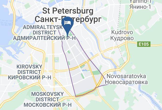 Saint Petersburg - Mini Hotel Prime Maps