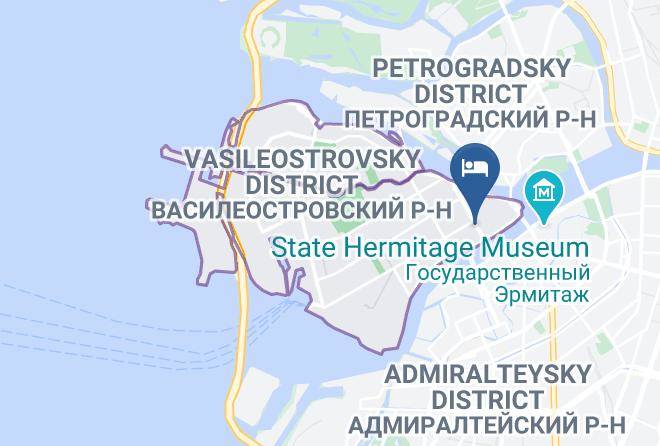 Saint Petersburg - Mini Hotel Raysky Ugolok Maps