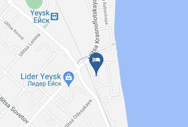Yeysky District - Mini Hotel Rest In Yeisk Maps