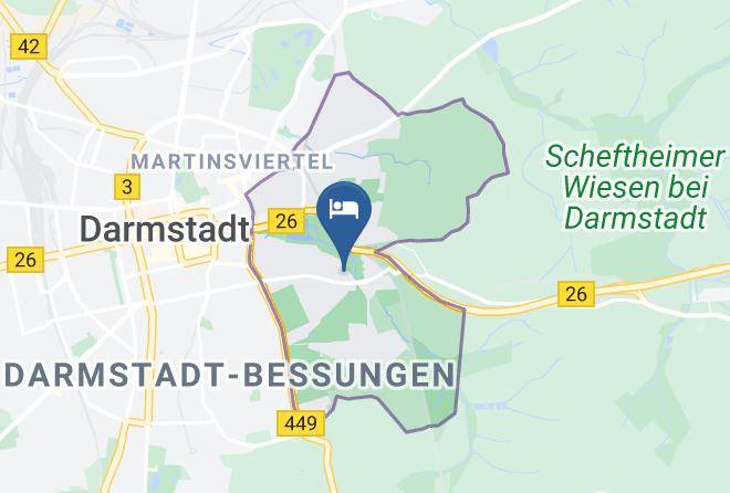 Darmstadt - Mini Hotel Ritter Maps