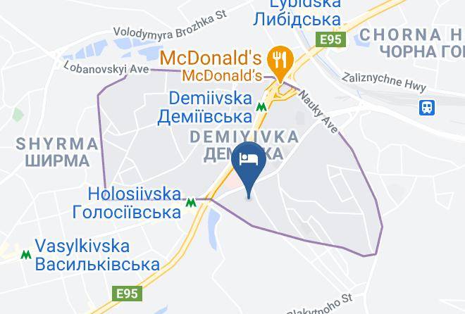 Kyiv - Mini Hotel Sadok Maps