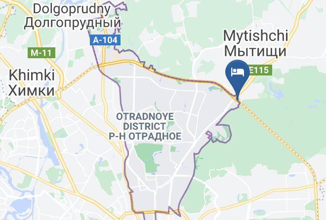 Moscow - Mini Hotel Sindbad Maps