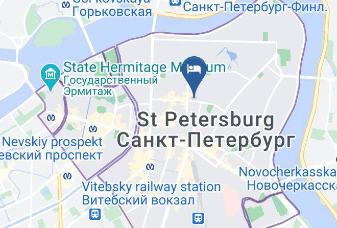 Mini Hotel Suitcase Map