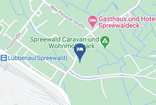 Oberspreewald Lausitz - Mini Hotel Ubernachten Im Gurkenfass Maps