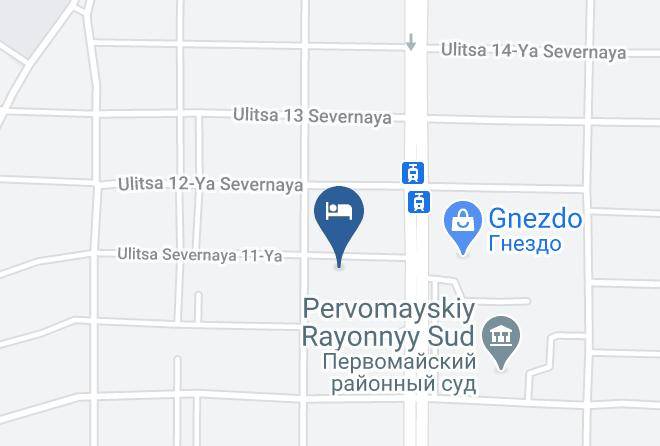 Omsk - Mini Hotel Uiut Na 11y Severnoy 72 Maps