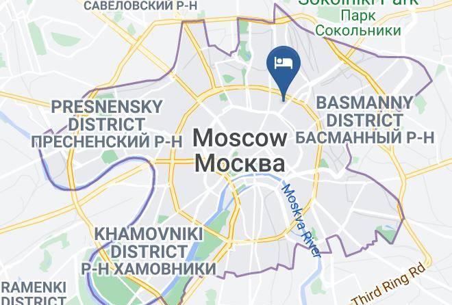 Moscow - Mini Hotel Ulanskiy Pereulok 14 Maps