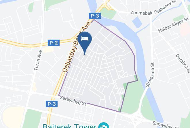 Nur Sultan - Mini Hotel Ulpan Maps
