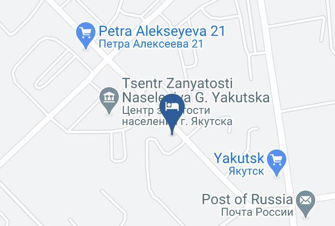 Mini Hotel Uyutnoye Mestechko Map - Sakha - Yakutsk