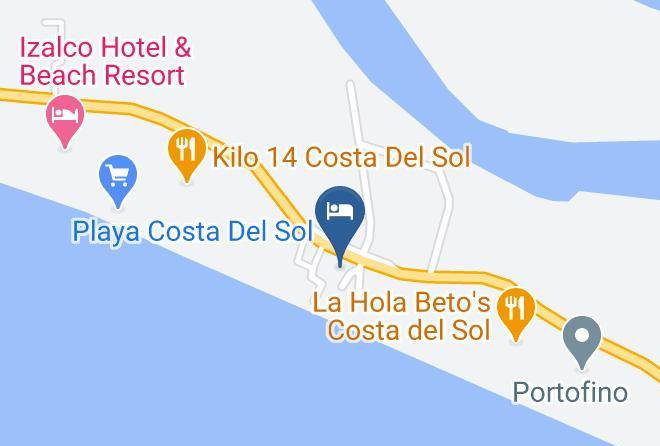 San Luis De La Herradura - Mini Hotel Y Restaurante Mila Maps