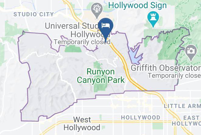 Mini Mansion In Hollywood Hills Map