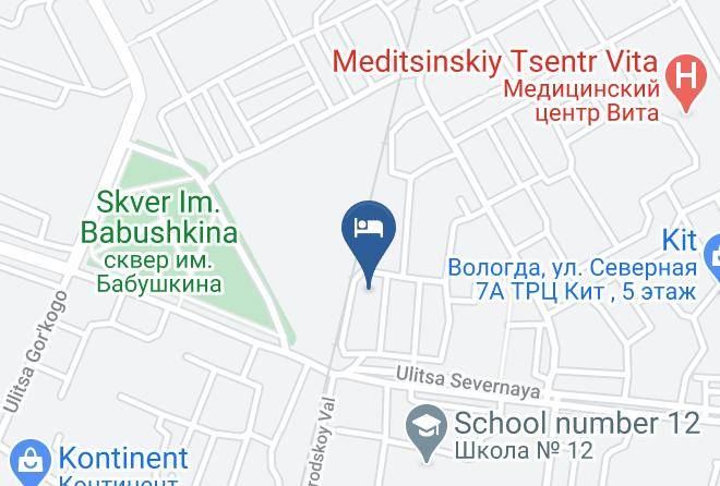 Vologda - Mini Otel' Brusnika Maps