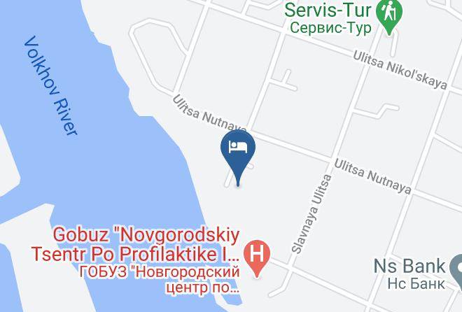 Velikiy Novgorod - Mini Otel' Muzey Dom Mayyera Maps