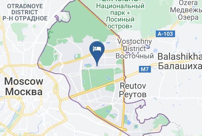 Moscow - Mini Otel' Nays Siti Maps