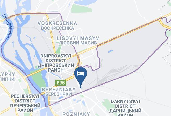 Kyiv - Mini Otel On Harkivske Shose Maps