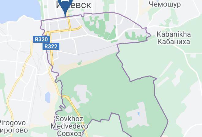 Izhevsk - Mini Otel' Sovetskiy Maps