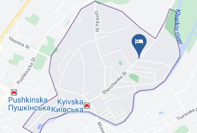 Kharkiv - Mini Otely Navruz Maps