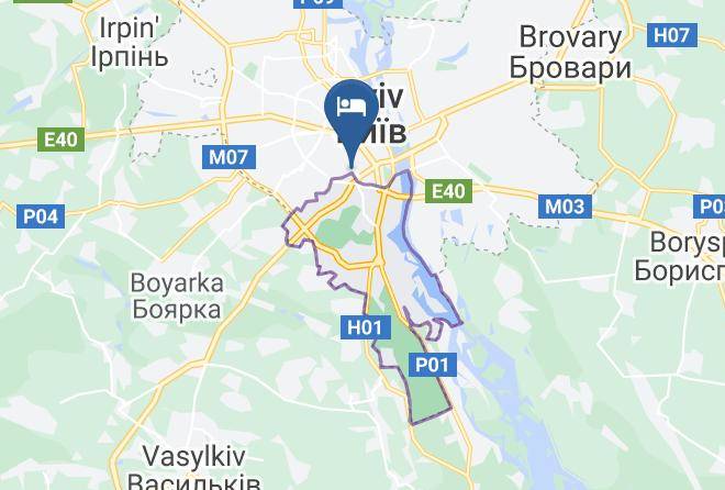 Kyiv - Mini Otely Okean Maps
