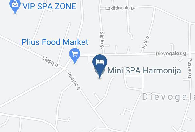 Mini Spa Harmonija Map