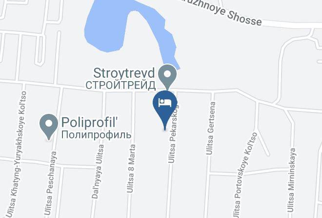 Yakutsk - Mini Gostinitsa Algys Maps