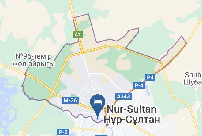 Nur Sultan - Minigostinitsa Bereket Maps