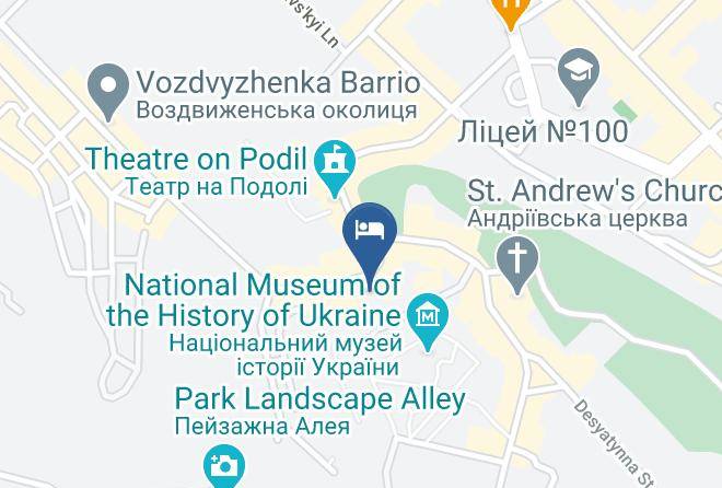 Kyiv - Mini Hotel Bunker Maps