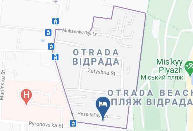 Odesa - Mini Hotel Kupe Maps