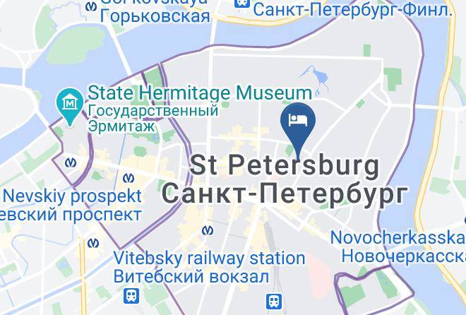 Saint Petersburg - Mini Hotel Maysky Maps
