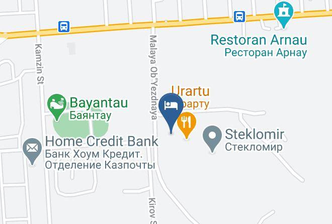Pavlodar - Mini Hotel Merci On Kirova 151 Maps