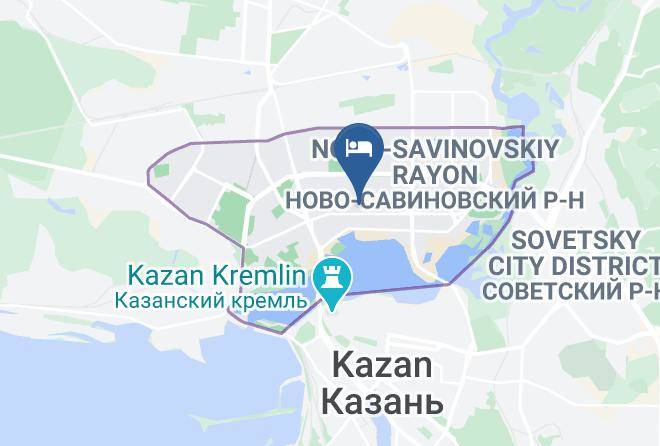 Kazan - Mini Hotel Meridian Maps