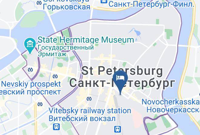 Saint Petersburg - Mini Hotel Mikheev Maps