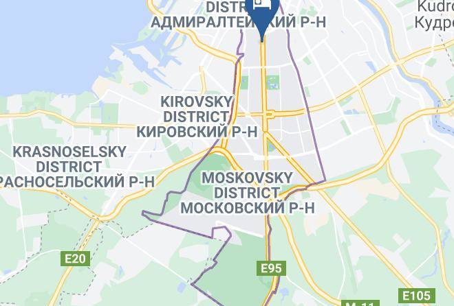 Saint Petersburg - Mini Hotel Moskovskiye Vorota Maps