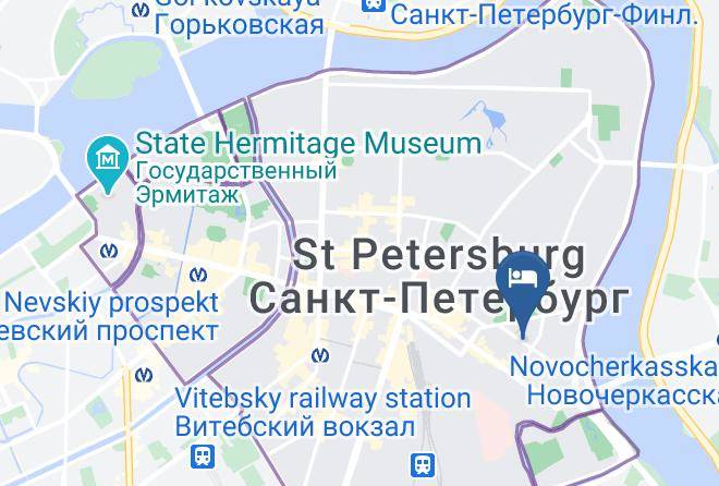 Saint Petersburg - Mini Hotel On Khersonskaya 21 Maps
