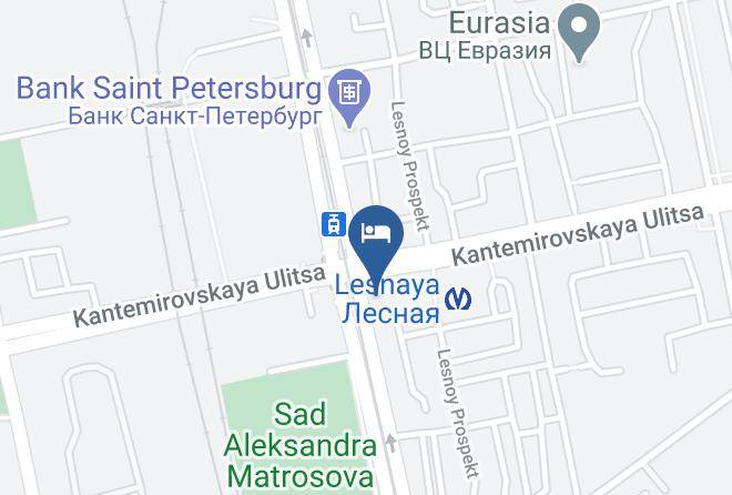 Saint Petersburg - Mini Hotel On The Forest Maps