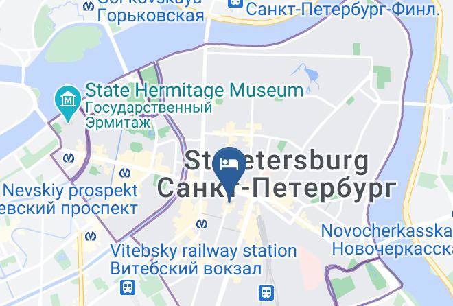 Saint Petersburg - Mini Hotel Pled Maps
