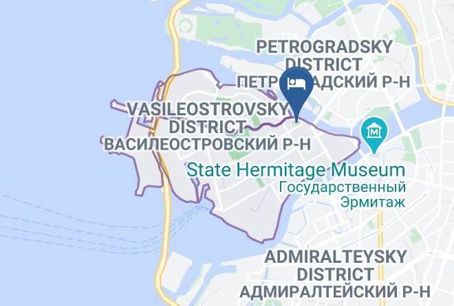 Saint Petersburg - Mini Hotel Putilov 2 Maps