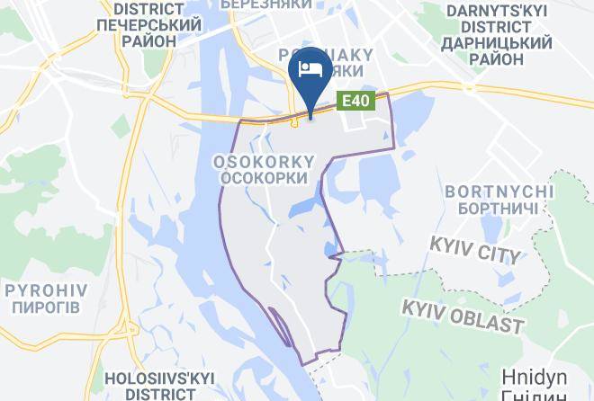 Kyiv - Mini Hotel Randevu Dneprovskaya 23 Maps