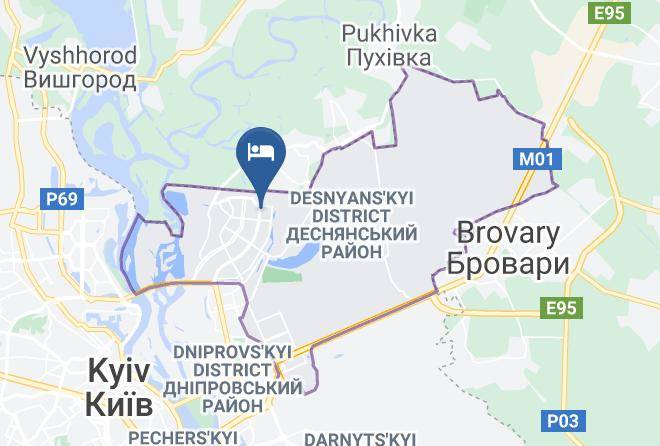 Kyiv - Mini Hotel Randevu Mayakovskogo 68 Maps