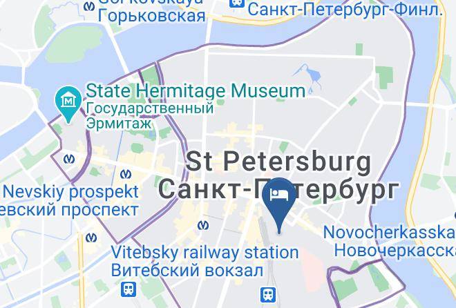 Saint Petersburg - Minihotel Sunrise Maps