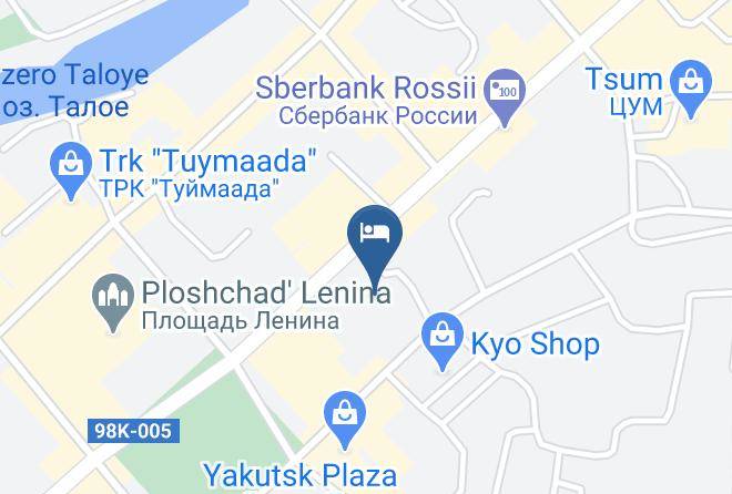 Yakutsk - Mini Hotel Vostok Maps