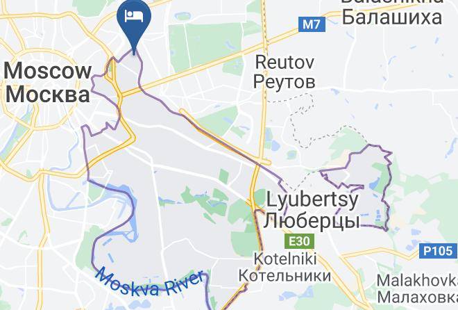 Moscow - Mini Hotel With Sauna Maps
