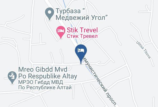 Gorno Altaysk - Mini Hotel Zimorodok Maps
