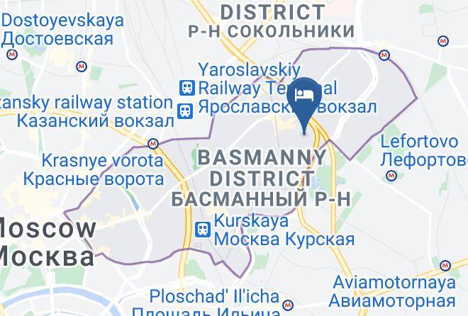 Moscow - Minima Bauman Boutique Hotel Maps