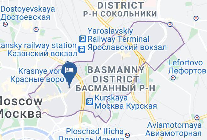 Moscow - Mini Otel' Biblioteka Na Kurskoy Maps
