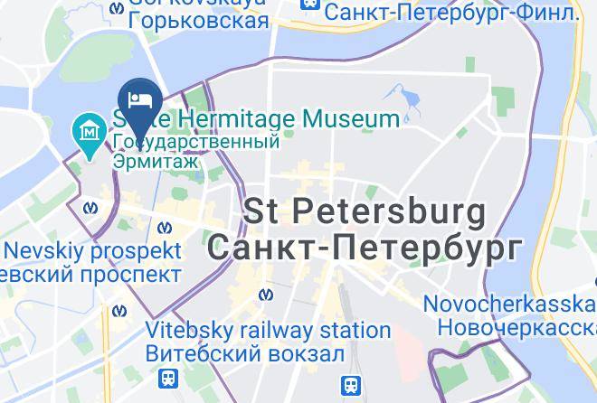 Saint Petersburg - Mini Otel' Na Konyushennoy Maps