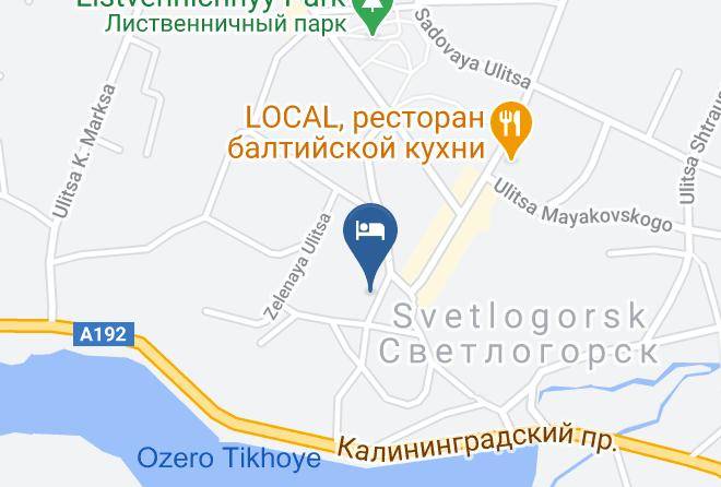 Svetlogorsky District - Mini Otel' Podgornaya 20 Maps