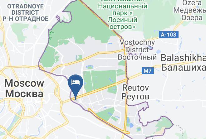 Moscow - Mini Otel' Spokoynoy Nochi Maps